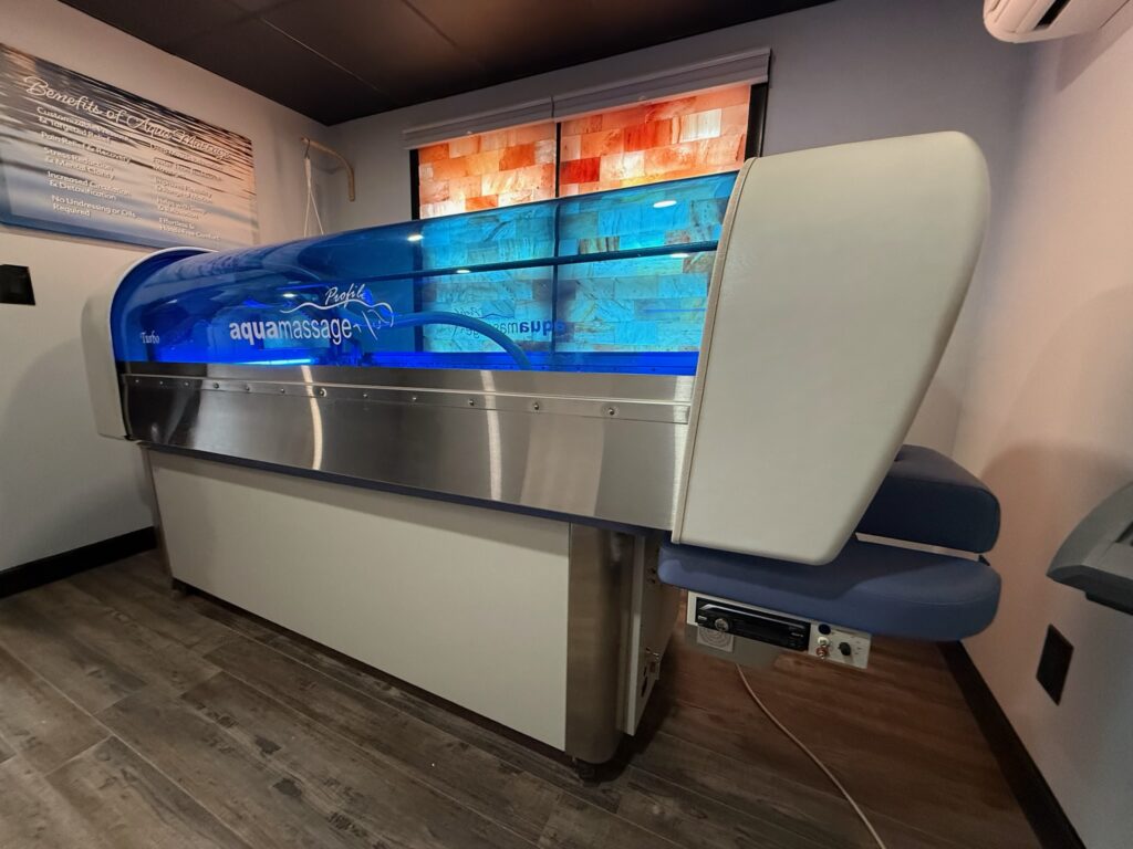 Aqua massage bed at Salt Spa Wellness